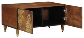 Mesa de Centro 80x50x40 cm Madeira Sólida de Manga