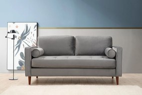 Sofá de 2 Lugares Rome – Cinzento Claro – 175x90x70 cm