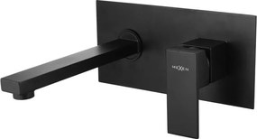 Mexen Cube torneira de lavatório embutida, preta - 73115-70