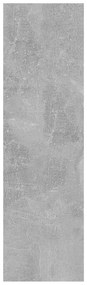 Estante de parede 75x16x55 cm contraplacado cinzento cimento