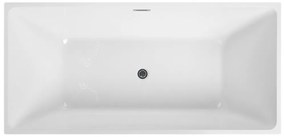 Banheira autónoma em acrílico branco 170 x 80 cm CABRUNA Beliani