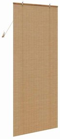 Persianas e Sombras de Janela Marrom Claro 90 x 220 cm Bambu