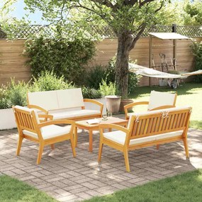 vidaXL Conjunto bistro 5 pcs Castanho 75 x 45 x 38cm