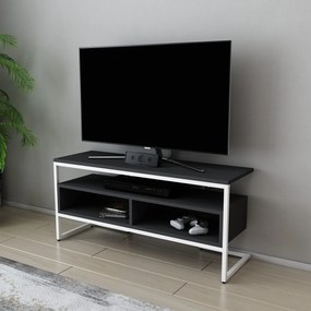 Móvel para TV Merrion – Branco e Antracite – 110 x 35 x 49,9 cm
