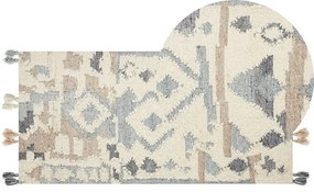 Tapete Kilim em lã multicolor 80 x 150 cm MRGAVET Beliani