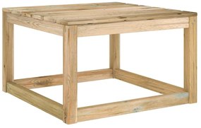 2 pcs conjunto lounge de jardim pinho impregnado a verde
