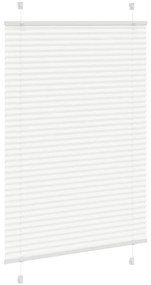 Branco Plissada Cega 85x150 cm Largura Tecido 84,4 cm Poliéster