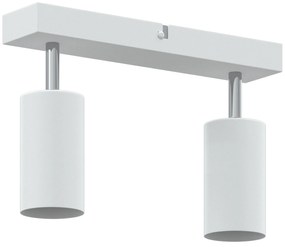 Spotlight de Teto 2 Via Ajustável Branco GU10