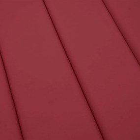 Almofadão p/ espreguiçadeira tecido oxford vermelho tinto