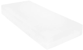 Sofá-cama com colchão 90x200 cm pinho maciço branco