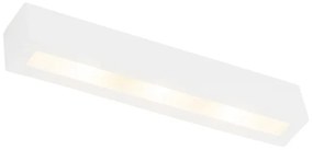 Candeeiro de parede moderno branco com 3 luzes - TJADA NOVO Moderno