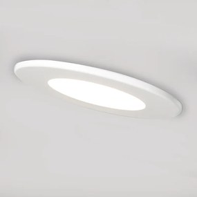 Conjunto de 3 focos embutidos brancos com LED integrado 3000K 4W IP65 - Blanca Moderno