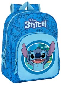 Mochila Stitch Disney 34cm adaptavel SAFTA