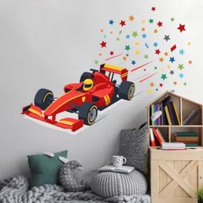 Autocolante colorido para crianças - Fórmula rápida com estrelas