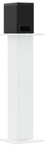 Suportes de colunas 2 pcs 30x30x95 cm derivados madeira branco