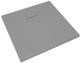 Base de chuveiro SMC 90x80 cm cinzento