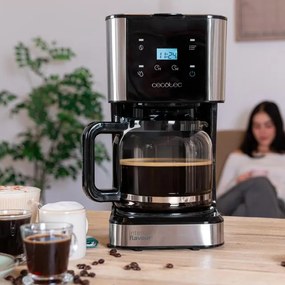 Máquina de café Coffee 66 Drop & Touch de filtro em aço inoxidável com capacidade para até 12 chávenas 