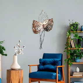 Acessório de Parede Decorativo Fall – Castanho/Preto – 45 x 85 cm
