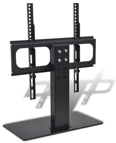 vidaXL Suporte de TV com base de ferro preto 23"-55"
