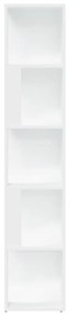 Armário de canto 33x33x164,5 cm contraplacado branco