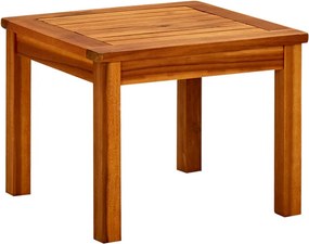 316394 vidaXL Mesa de centro p/ jardim 45x45x36 cm madeira de acácia maciça