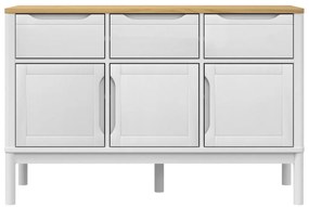 Aparador FLORO 114x43x74 cm pinho maciço branco