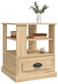 Mesa de apoio 50x50x60 cm derivados de madeira carvalho sonoma