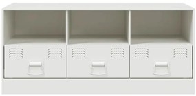 Móvel de TV 99x39x44 cm aço branco