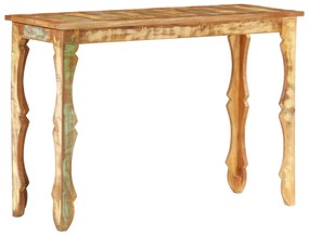 Mesa consola 110x40x76 cm madeira recuperada maciça
