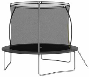 Conjunto de trampolim redondo 305x76 cm 150 kg