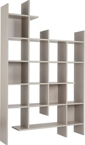 Estante "Manco" - Branco Areira/Arenito - 122x188x25.5cm - Design Mode