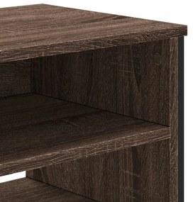 Móvel de TV 180x34x41 cm derivados de madeira carvalho castanho