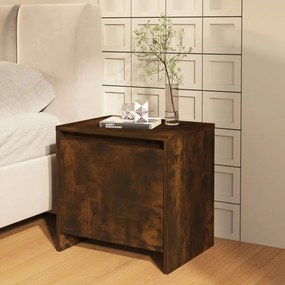 Mesa cabeceira 45x34x44,5cm derivados madeira carvalho fumado