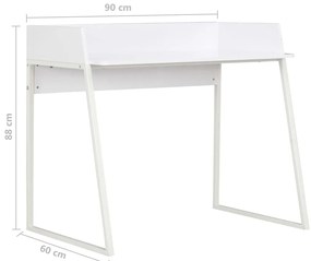 Secretária 90x60x88 cm branco