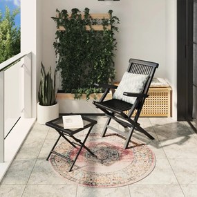 vidaXL Tapete de interior e exterior design vintage ARBIZU Ø 120 cm
