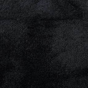 Tapete de pelo curto OVIEDO 160x230 cm preto