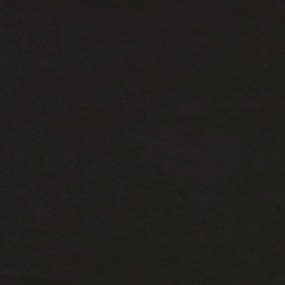 Sofá-cama com colchão 100x200 cm veludo preto