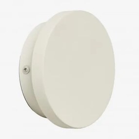 Aplique De Parede Led Em Aço Inoxidável Arizona Gardénia Branco & Ø12 Cm - Sklum