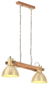 Candeeiro suspenso industrial 25 W 109 cm E27 bronze