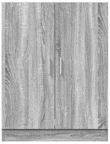 Armário máquina de lavar roupa 71x71,5x91,5 cm sonoma cinza