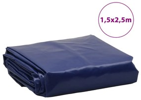 Lona 1,5x2,5 m 650 g/m² azul