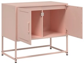 Móvel de TV 68,5x39x60,5 cm aço rosa