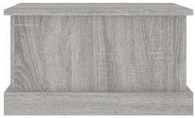Caixa de arrumação 50x30x28 cm derivados madeira cinza sonoma