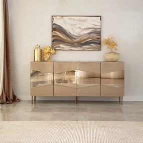 Console Nice – Bronze Gold – 180 cm x 80 cm x 40 cm