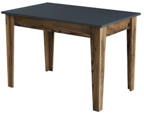 Mesa de Cozinha Kiev – Nogueira e Antracite – 110x75x72 cm