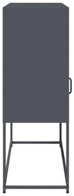 Aparador 100,5x39x107 cm aço laminado a frio antracite