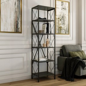Estante Suadiye – Antracite – 50x180x30 cm