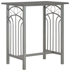 3 pcs conjunto de bar em madeira e aço antracite