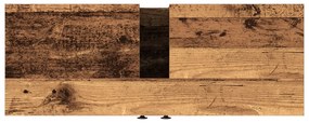 Armário para pia de banheiro vidaXL Madeira Velha 80x30x60 cm Madeira