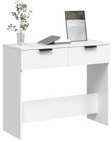 Mesa consola 90x36x75 cm derivados de madeira branco